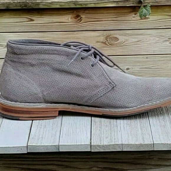 Cole Haan Grand OS Chukka Ankle Boots Perforated G